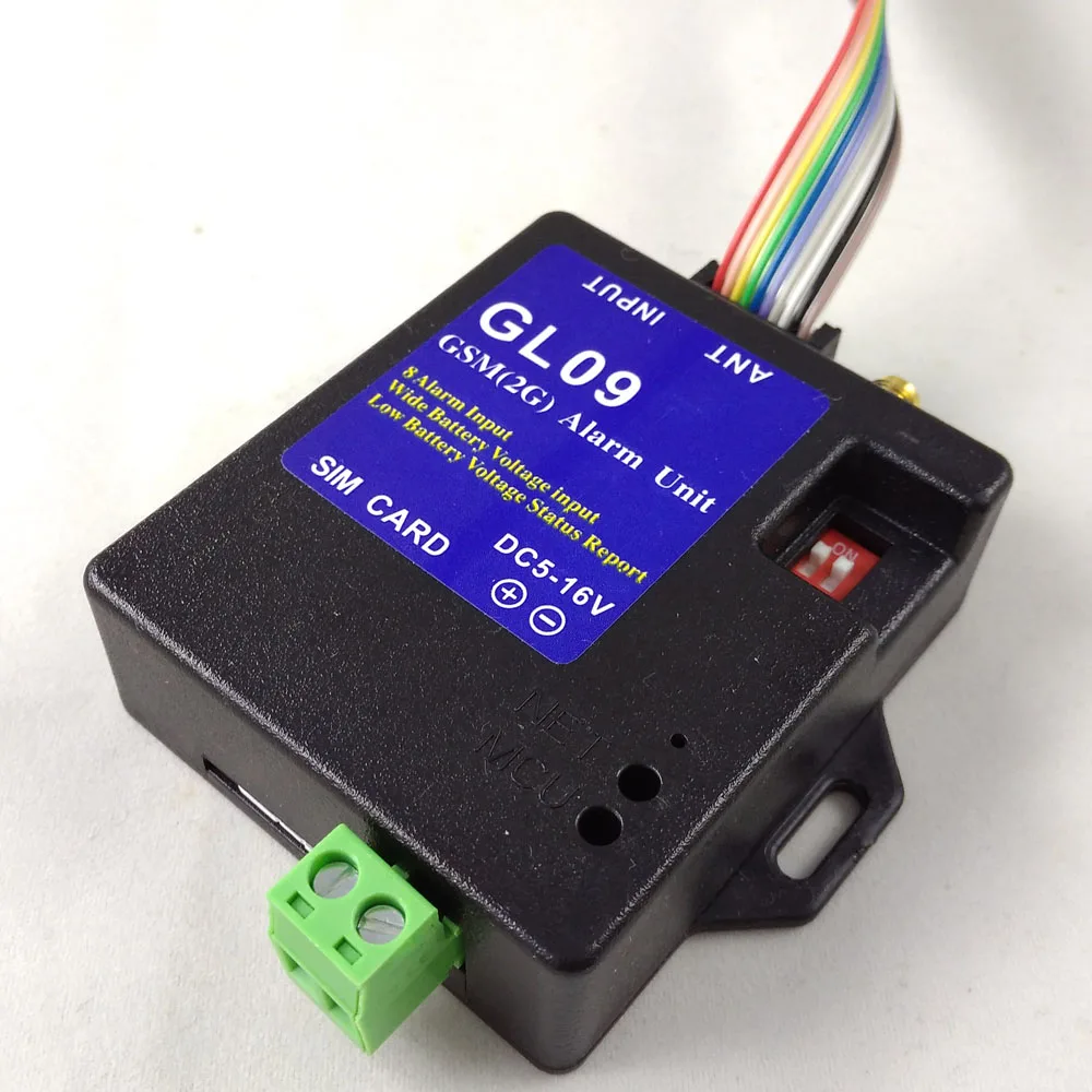 Nuevo 8 canales GL09 Super mini GSM sistema de alarma SMS alarmas sistema de seguridad más adecuado para alerta portátil con pilas