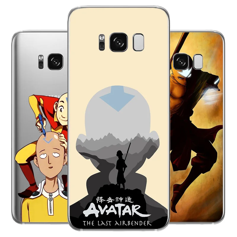 N256 Аватар Aang Мягкий ТПУ силиконовый чехол для Samsung Galaxy S5 S6 S7 S8 S9 S10 5G S10E Lite Edge Plus |