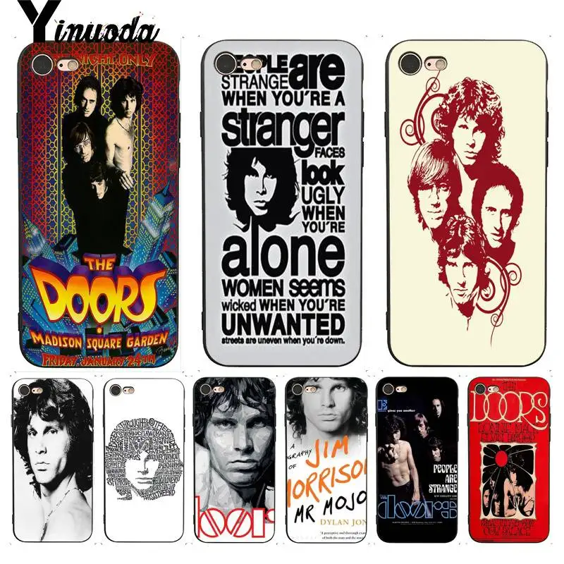 

Yinuoda For iphone 7 6 X Case The doors JIM MORRISON Exquisite Phone Case for iPhone 7 X 6 6S 8 Plus X 5 5S SE XR XS Case
