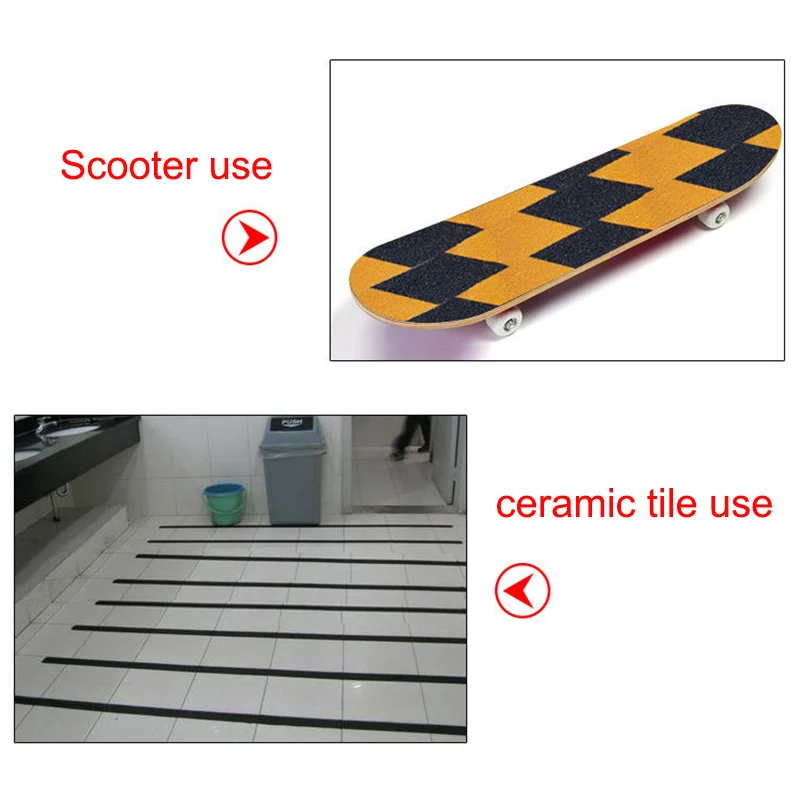 

2.5cmx5m Anti Slip Traction Tape Strong Grip Abrasive Tapes for Indoor Outdoor Stairs Boat Decks MAL999
