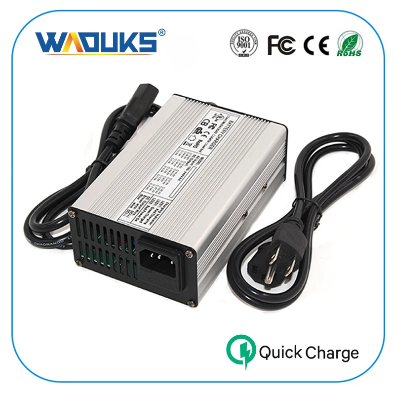 21V 3A Li ion Battery Charger With Cooling fan Aluminum shell Quick