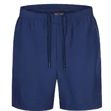 Quik-сушильные шорты на шнурке мужские большие размеры Classic Классические однотонные черные шорты с застежкой "молния" Большие размеры для мужчин дышащие SAN0