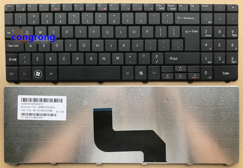 Laptop keyboard for Packard Bell EasyNote TJ72 TJ73 TJ74 TJ75 TJ76 TJ77 TJ78 TR81 TR82 TR85 TR86