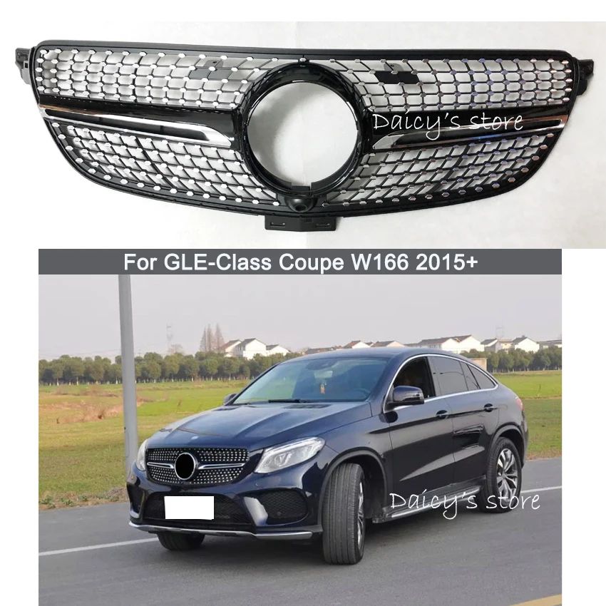 Diamond Grade 6pc Stainless Steel Pillar Post Covers for 16-19 Mercedes GLE SUV 
