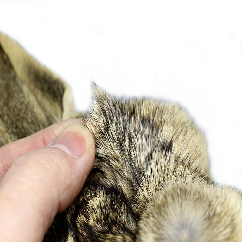 PERSUADER well-chosen hare mask for scud nymph artificial pesca bait lure rich spiky guard hairs rabbit head fly tying materials