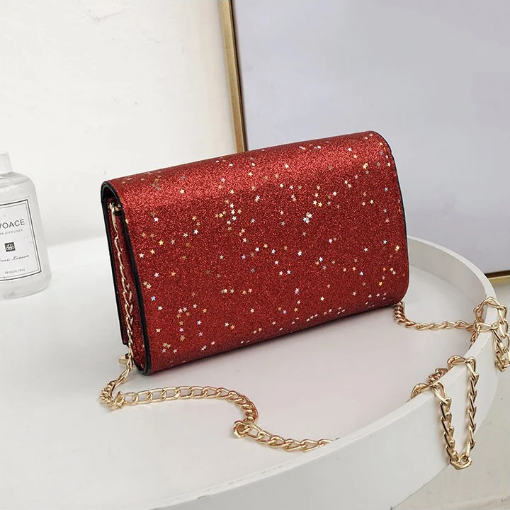 FGGS мини сумка Bling женская с кисточкой блёстки вечерняя сумочка Сумочка цепь через