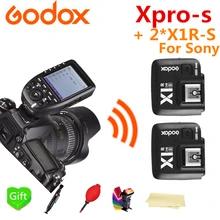 Godox Xpro-S HSS TTL Wireless Flash Trigger Transmitter + 2* X1R-S Receiver for Sony Camera Godox V860II-S TT600S TT685-S Flash