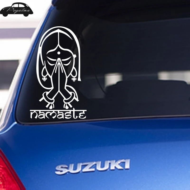 Pegatina Car Yoga Girl Sticker Yoga Decal Muurstickers Posters Vinyl