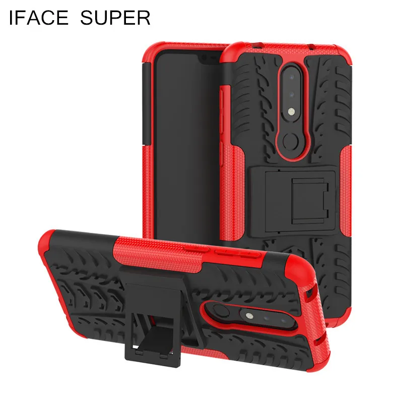 

For Nokia 6.1 Plus Case Nokia 5.1Plus TPU & PC Dual Armor Hard Silicone Cover For Nokia X5 X6 6.1Plus 5.1 plus 2018 Phone Cases