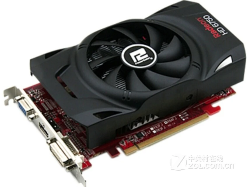  original  Desktop computer game graphics card for DATALAND HD6750 512M DDR5 128bit DirectX 11 VGA+DVI+HDMI free shipping 