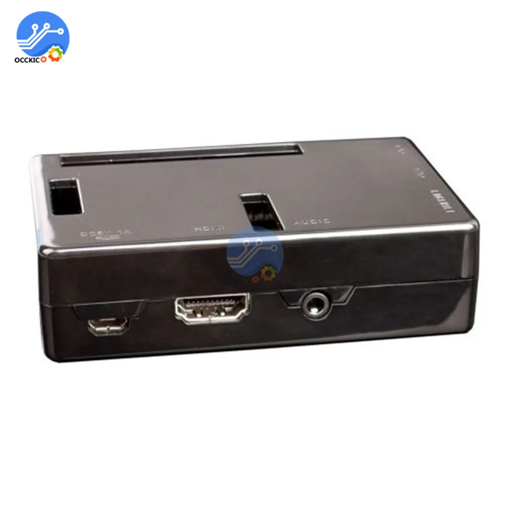 Черный чехол для Raspberry Ports Pi 2 B корпус ABS V2|enclosure case|enclosure transparentenclosure abs |