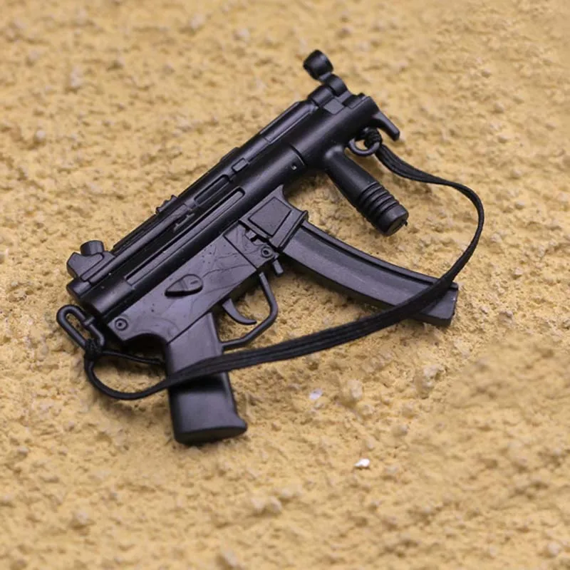 

Action Figure Accessories 1/6 scale model 12 inch doll 1/6 soldiers accessories 1 to 6 micro-punch MP5 MP5K black gun model