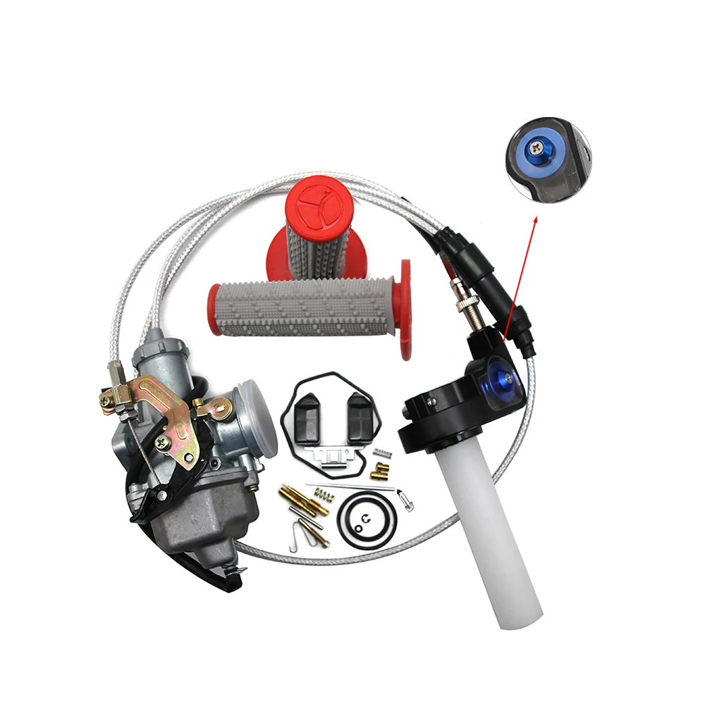 Карбюратор ZS Racing Keihin Auto PZ30 КАРБЮРАТОР 30 мм + ремонтные комплекты рукоятка Ручка
