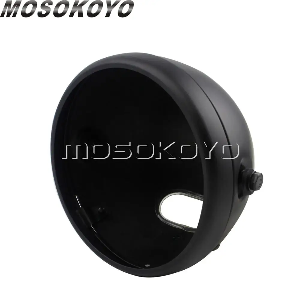 Винтажный фиксатор для мотоцикла светодиодный налобный фонарь 7 дюймов