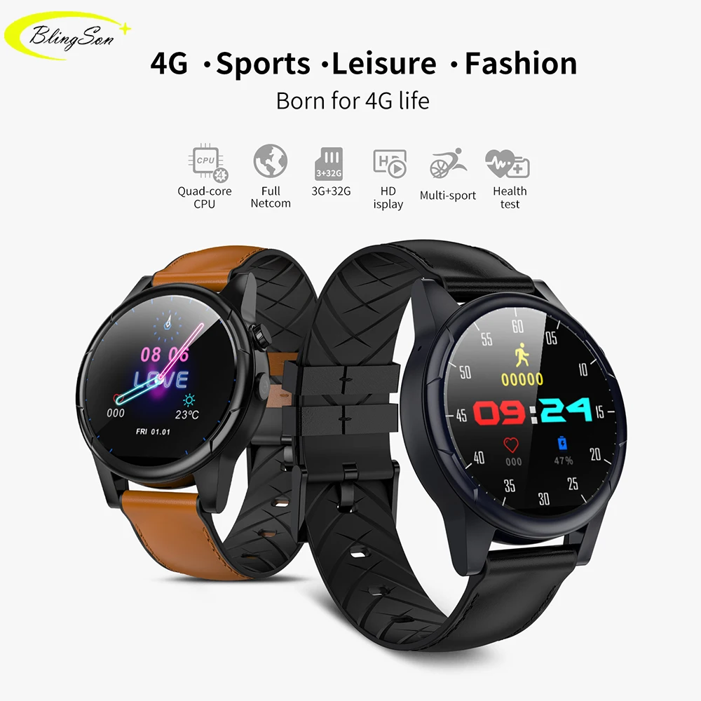 Умные часы X361 4G LTE Android 7 1 круглый экран 6 дюйма Wi Fi GPS Sim пульсометр камера для IOS