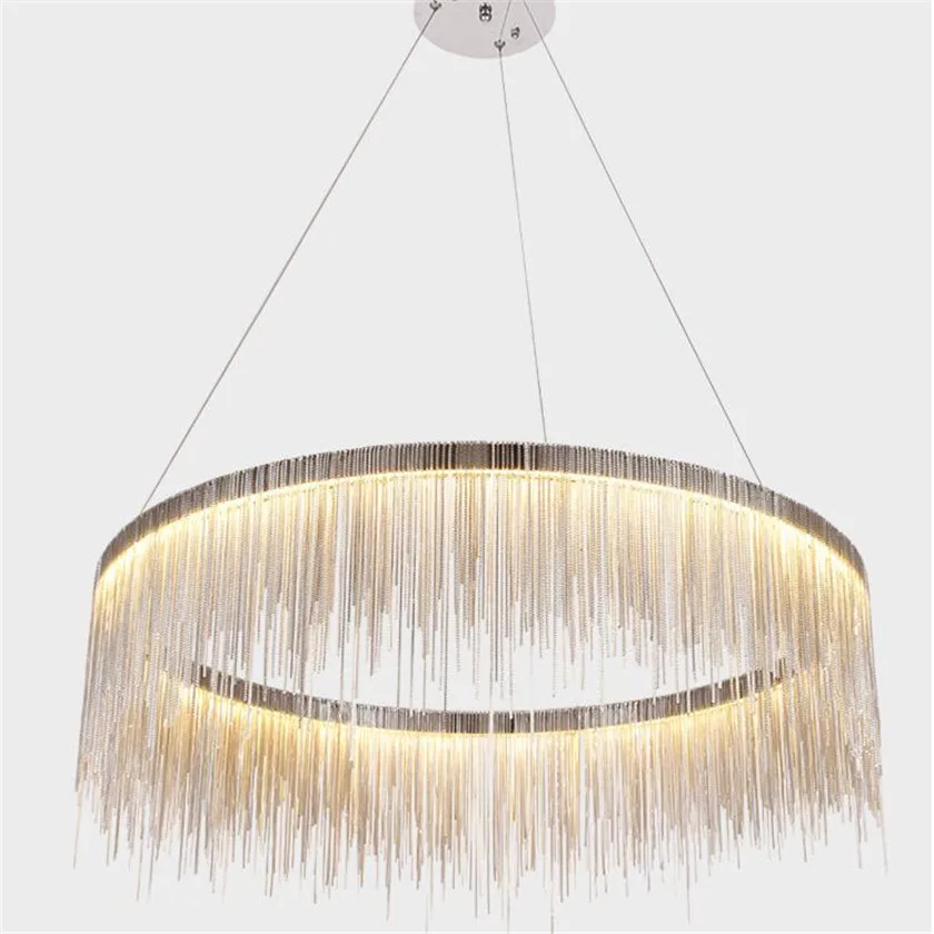 

European postmodern iron chandeliers Italian restaurant chain aluminum led droplight for Hotel Art Engineering Design Lighting