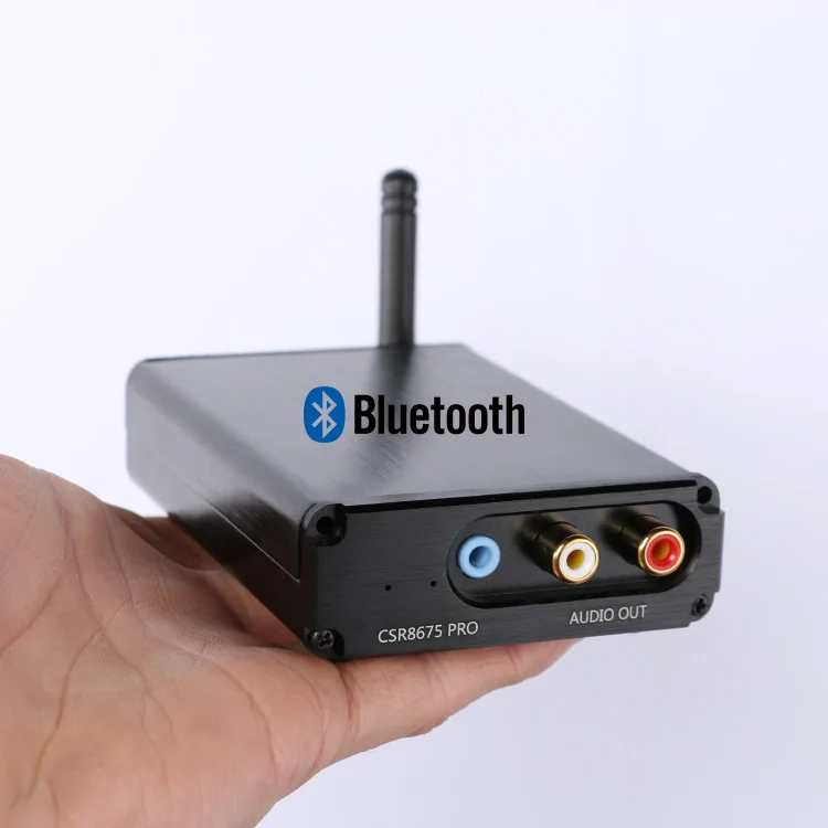 Без потерь HIFI CSR8675 APTX HD Bluetooth 5,0 беспроводной приемник адаптер PCM5102A ies DAC декодирование 24BIT TWS 3,5 м RCA выход