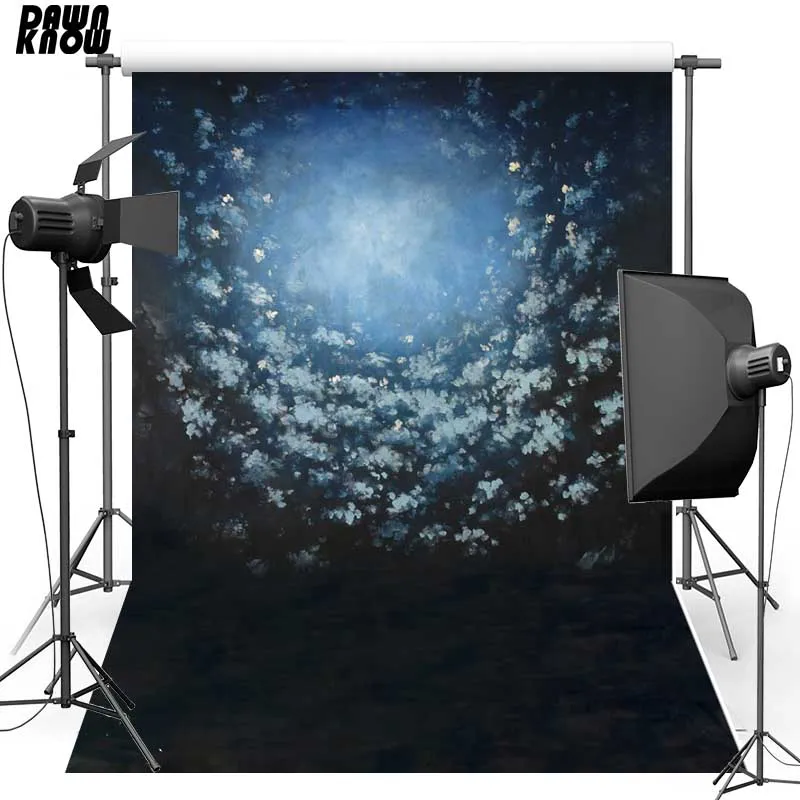 

DAWNKNOW Deep Sea scenery Vinyl cloth Photography Background For Wedding New Fabric Flannel Backdrop for photo studio S1741