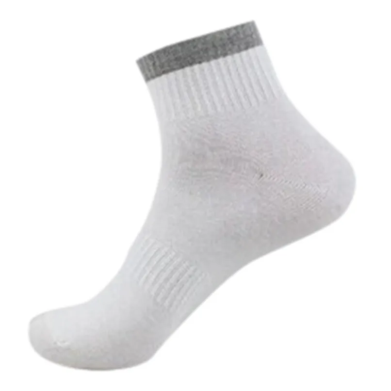 Дышащие спортивные носки 1 пара мужские неэластичные натуральный хлопок носки комфорт мягкая ручка диабетический беговые носки#2m08