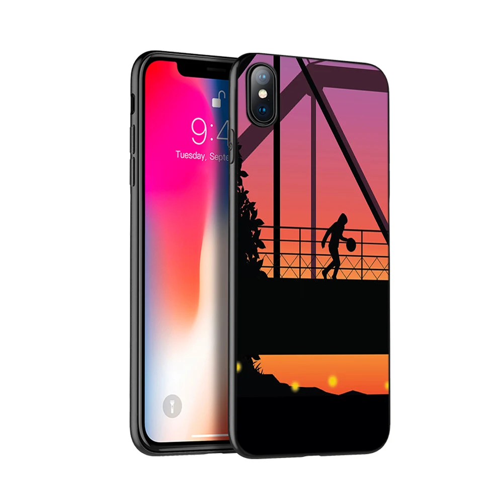 Чехол из ТПУ для iphone 5 черный силиконовый чехол 6 6s 7 8 plus x 10 XR XS 11 pro Max One Tree ham