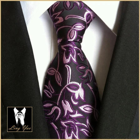 

Fashion Design 8cm Necktie Classic Unique Purple Paisely Cravata High Quality Classic Gentlemen Woven Gravata for Adult
