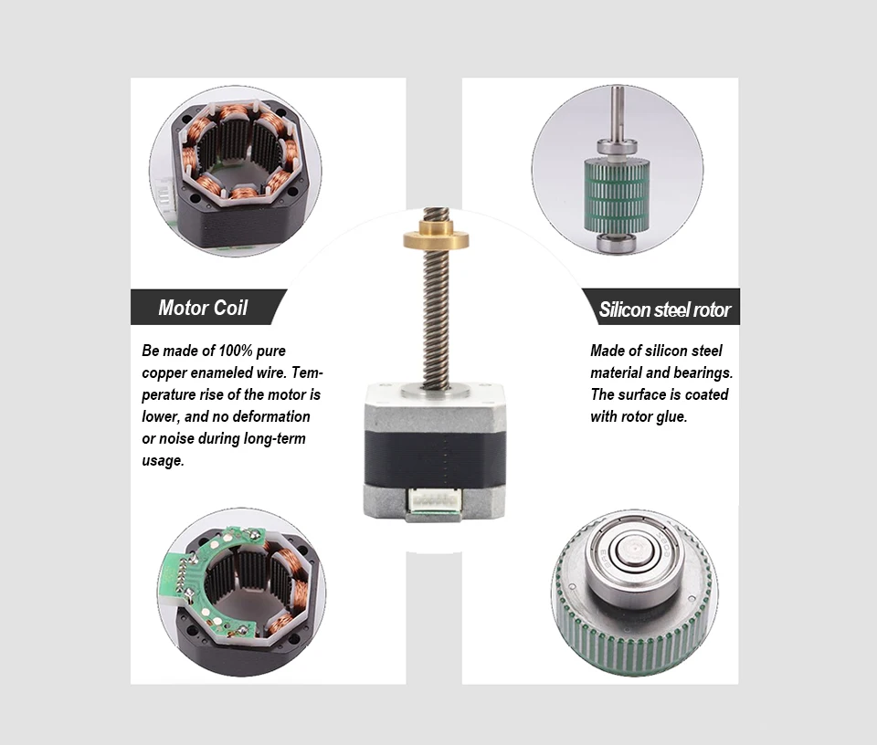 1 шт. 3d принтер двигатель nema17 шаговый двигатель с T8 винт свинец 8 мм 250 мм/300 мм 42 двигатель для фрезерования резки ЧПУ гравировальный станок