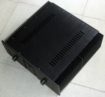 

case 440*150*410mm WA20 black Full aluminum amplifier chassis / Class A amplifier/Pure After amp/AMP Enclosure/case/DIY box