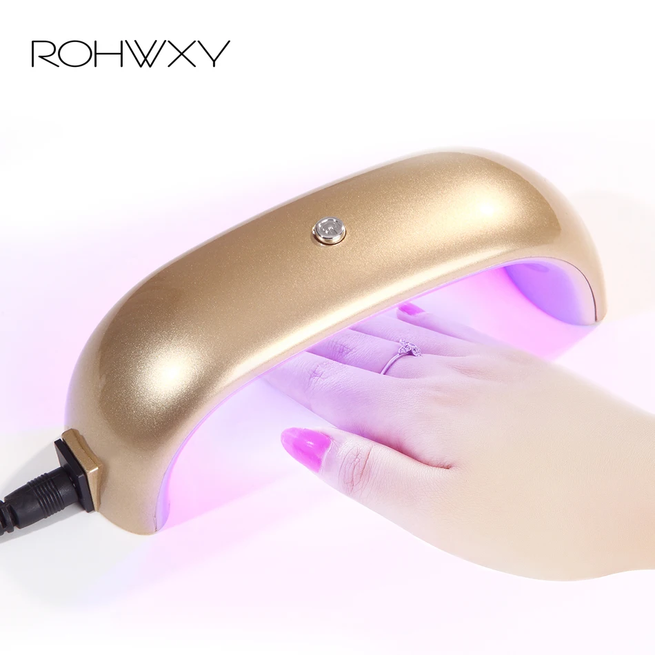 

ROHWXY 6W Nail Lamp For Manicure Mini UV LED Nail Lamp For Nail Art USB Nail Dryer For Drying Gel Polish Varnish Hybrid Ice Lamp