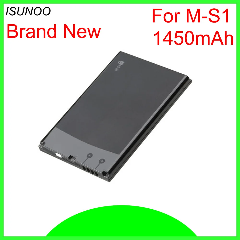 

ISUNOO 5pcs/lot 1450mAh M-S1 MS1 Battery For Blackberry Bold 9000 9030 9700 9780 ONYX 9700 Niagara 9630 BAT-14392-001 Battery