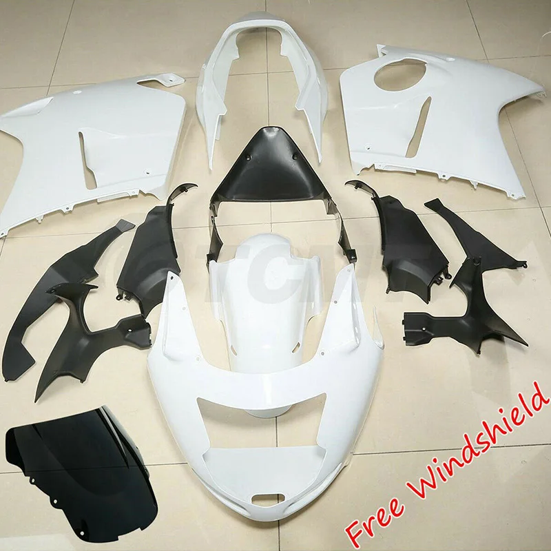 Мотоцикл Неокрашенный Белый впрыск ABS обтекатель кузова комплект для Honda CBR1100XX 1996