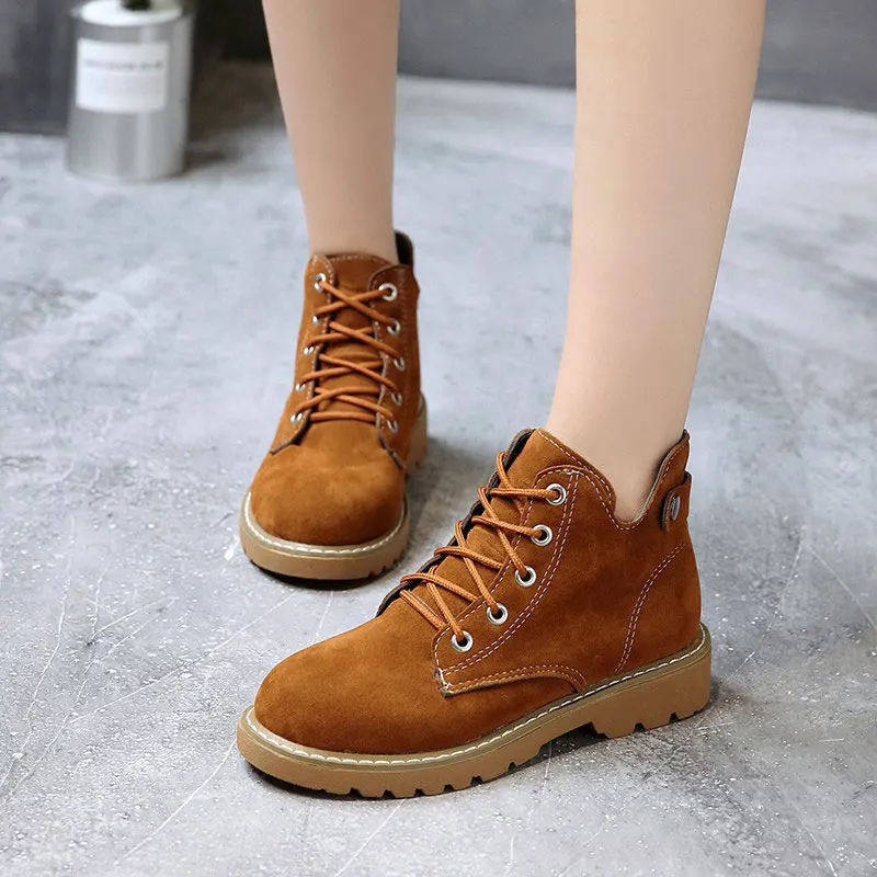womens round toe ankle boots