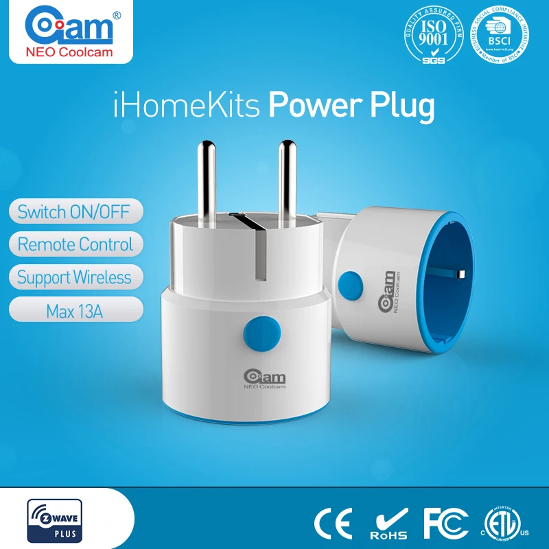 NEO Coolcam iHome Наборы NAS-WR01T ЕС Smart Power Plug Розетка домашней автоматизации Система