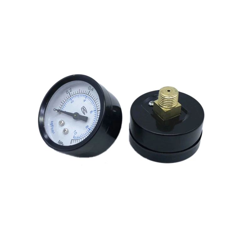 

Axial 2 external thread Y-50 pressure gauge 50mm surface 1/4 barometer 0-10 kg 0-1MPA