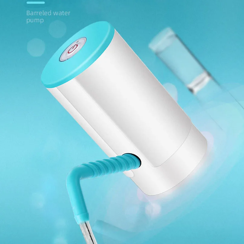 Dispensador De Agua Electrico 1200mA Battery Fast Pump USB Charge Bottle Cold Water Drinking Dispenser PP Food Grade