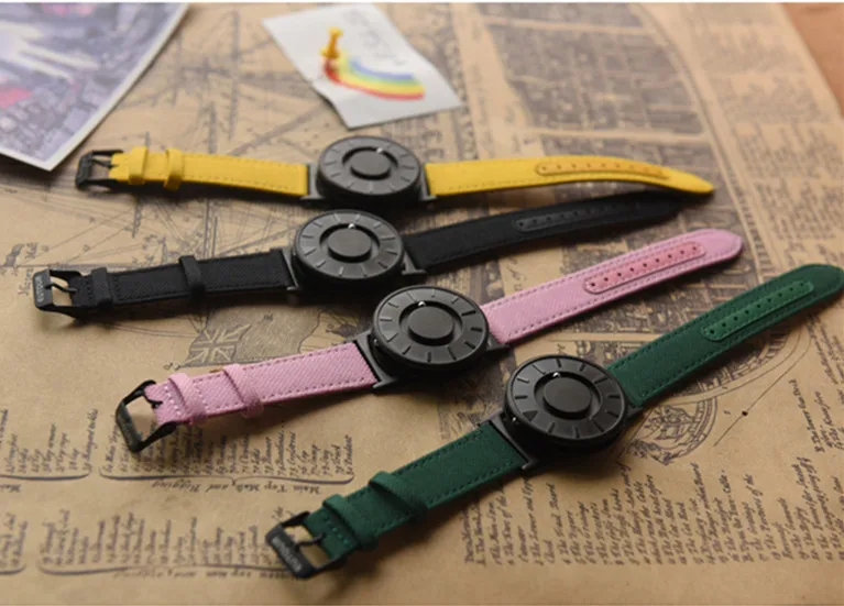 Reloj magnético Eutour para hombre, marca de lujo, relojes de pulsera de cuarzo para mujer, reloj informal de acero inoxidable para mujer - 3