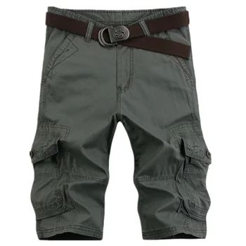 

Summer Shorts Men Plus Size Cargo Casual Men's Shorts With Pockets Baggy Mens Bermuda Military Kurze Hosen Herren Short S6T06