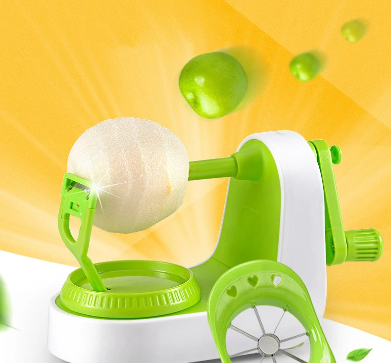 TUUTH Stainless Steel Apple Peeler Slicing Machine Hand-Cranked Apple Fruit Peeled Tool Creative Home Kitchen Tools B1