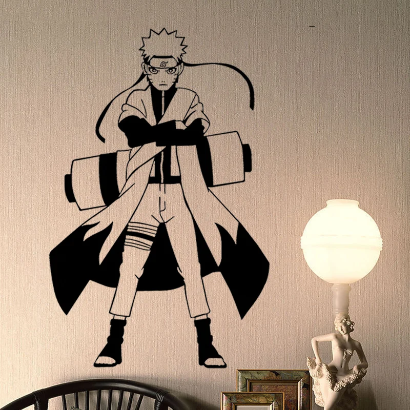 Uzumaki NARUTO  comics and animation Sticker Logo Decal  Vinyl Wall Decals Pegatina Quadro Parede Decor Mural  Sticker6