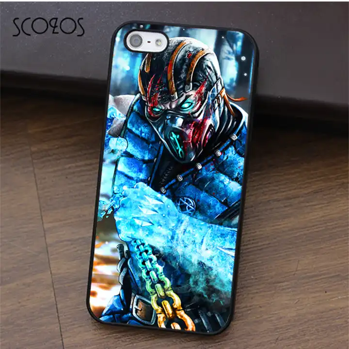 Scozos Прохладный Mortal Kombat Sub Zero Телефон чехол для iPhone X 4 4S 5 5S SE 5C 6 6S 7 8 и плюс #