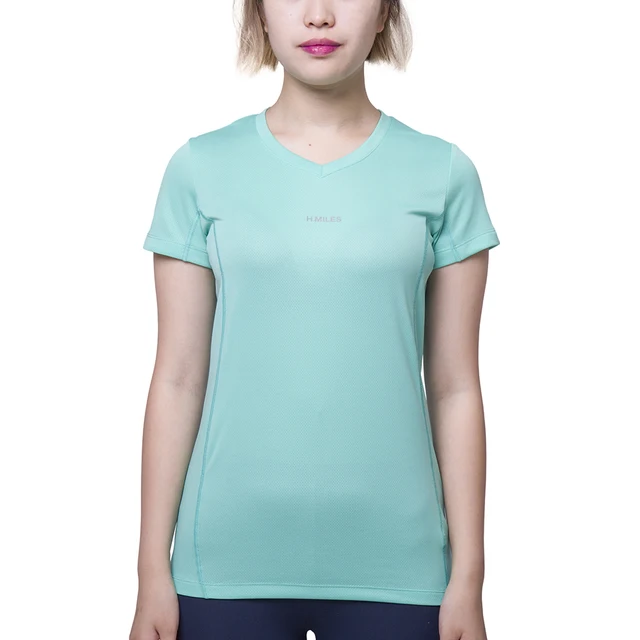 HMILES Women Sports Shirt Quick Dry Short Sleeve Sports Running Workout Top Female Gym Tops Ladies Yoga Running Short Sleeve
