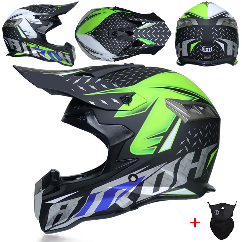 Новейший бренд WLT, велосипедный шлем MTB DH, гоночный шлем для мотокросса, шлем для защиты головы, товары для экстремальных видов спорта, DOT approved - Цвет: 31