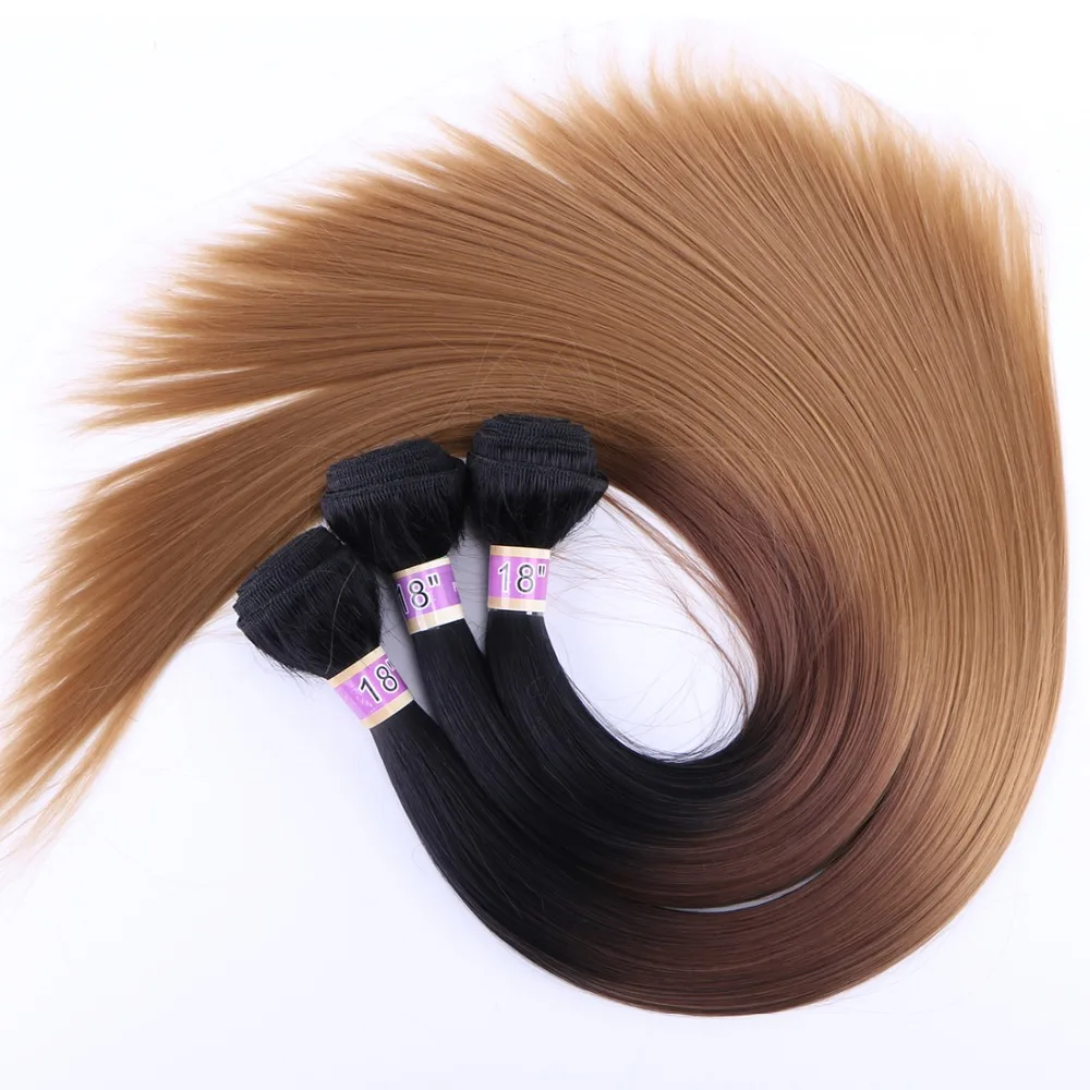 100 gram peça cabelo sintético três tom