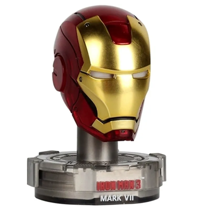 

Original Avengers:Infinity War Iron Man 1/5 Helmet Electroplated Version With LED Light Action Figure Collection Model Toy X579