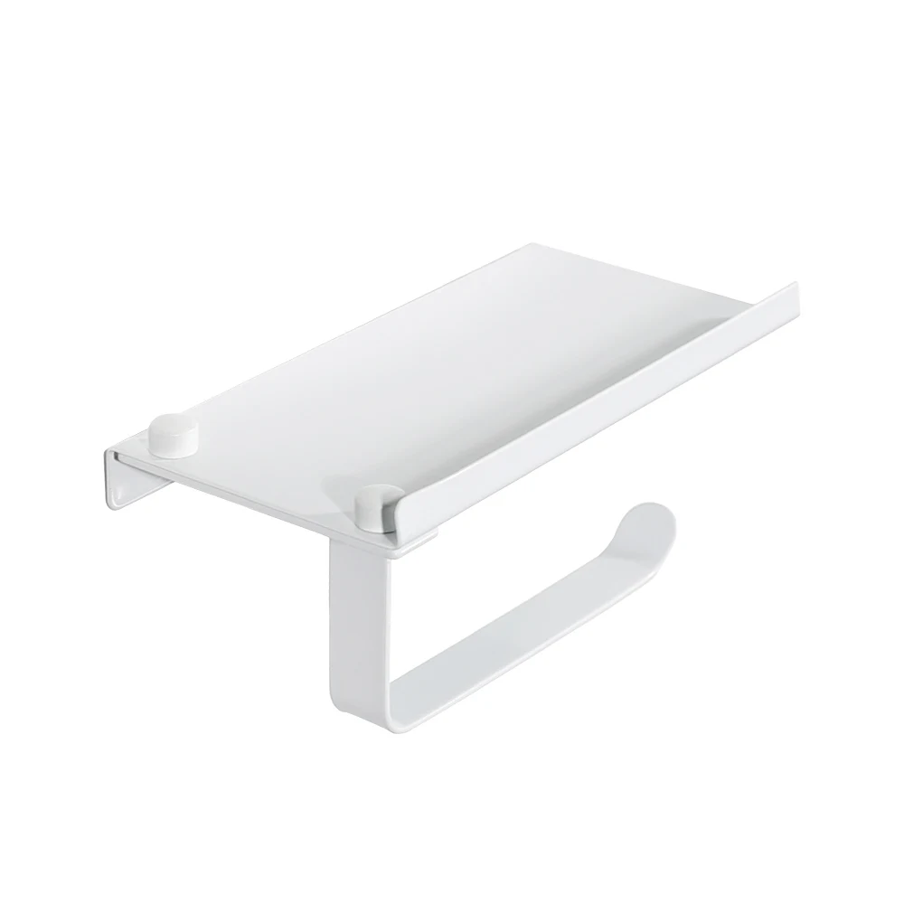 Stainless Steel Paper Holder Cell Shelf Bathroom Roll Paper Holder Toilet Paper Holder Phone Wallet etc