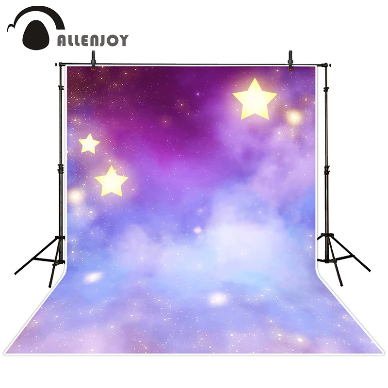 Allenjoy photographic background Sky spot stars backdrops princess wedding customize Excluding bracket 200cm*300cm