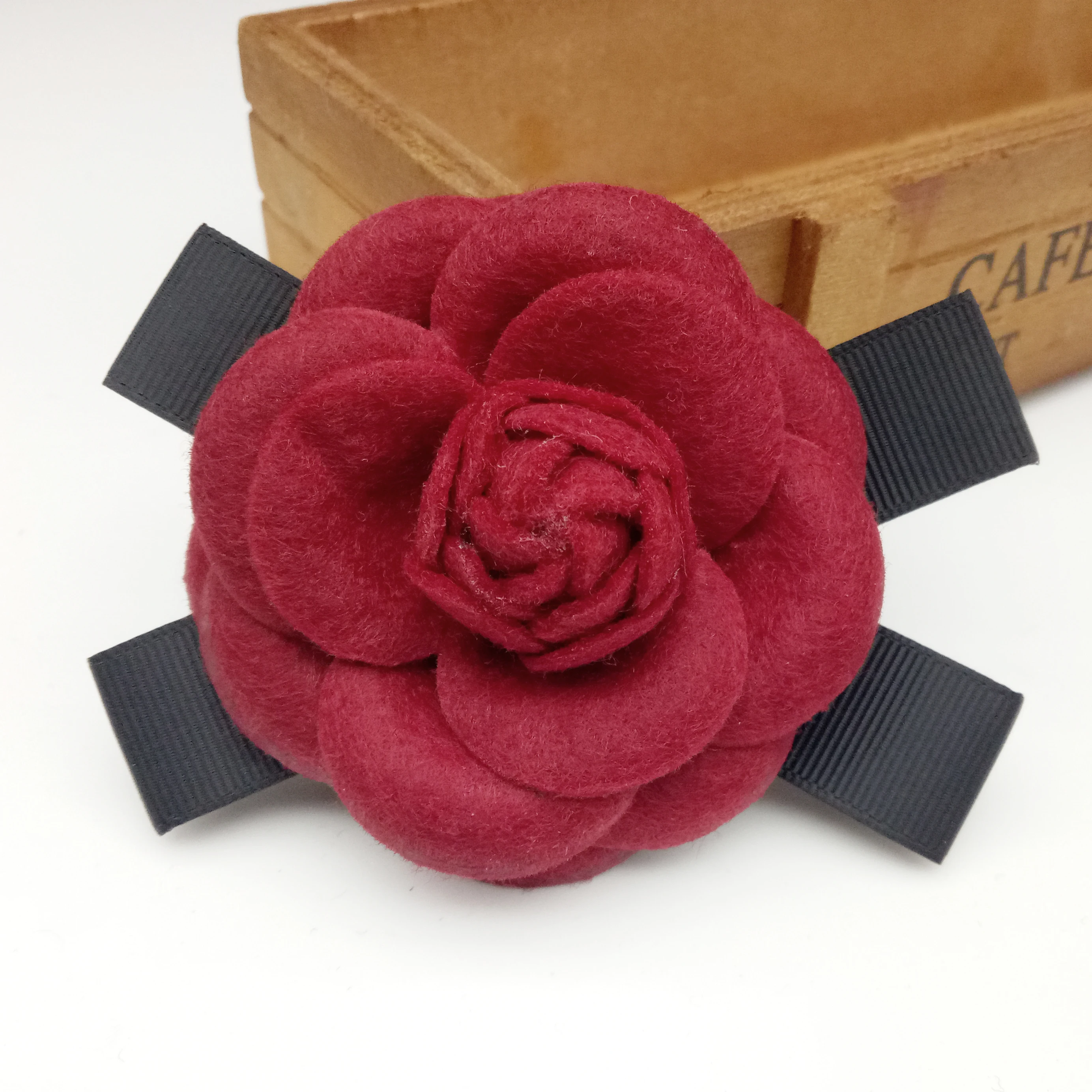 Spilla a forma di fiore grande da 19 cm, per donne e uomini, unisex, spilla di tendenza esagerata, accessorio per abbigliamento fatto a mano, Misura unica