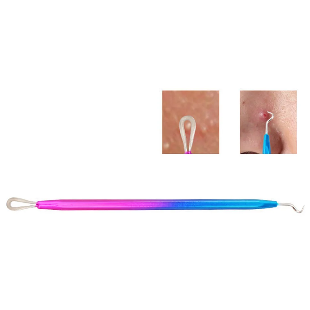 7pc/bag Stainless steel double head pick acne acne tool acne needle acne needle beauty tools cosmetic tool