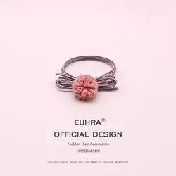 EUHRA 10 цветов корейский эластичный стиль кружево многоцветный цветок для женщин обувь для девочек повязка на голову детские