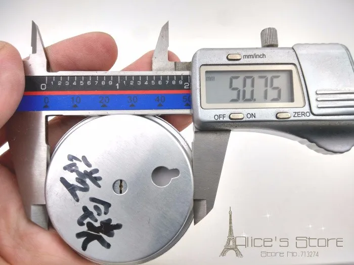 Новый 1 шт. качество металла Adjustble импортеров аналоговый гигрометр, 57 мм круглый для хьюмидоры серебро с магнитом на спине H103