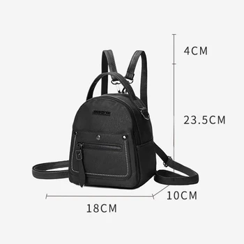 

Hot Selling Large Capacity PU Leather Backpack Wear-resistant Multifunctional Bag for Women -B5